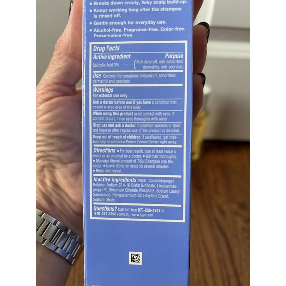 Neutrogena T/Sal Therapeutic Shampoo Scalp Build-Up Control 3% Salicylic Acid - Picture 4 of 4